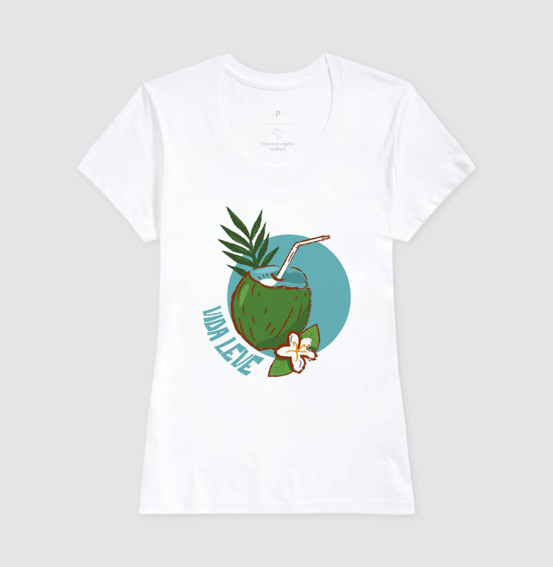 Camiseta Entre Coco e Flor