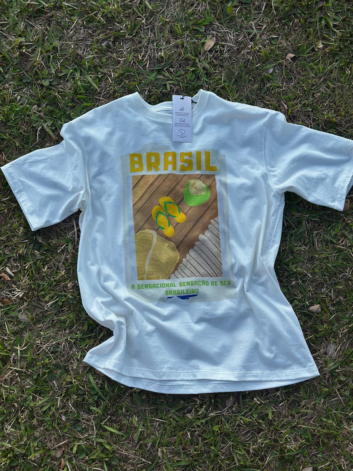 Camiseta Oversized Sabor de Brasil
