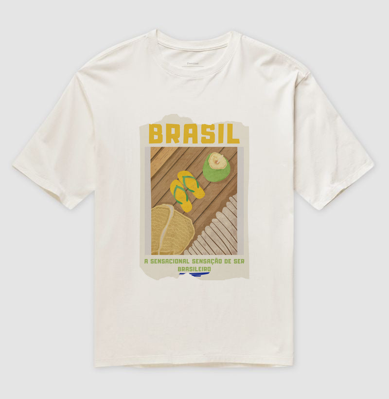 Camiseta Oversized Sabor de Brasil